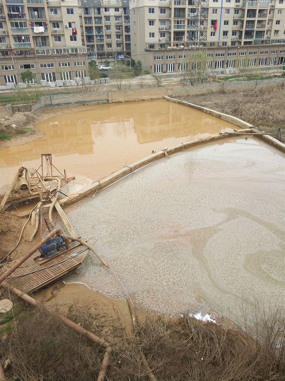 平湖沉淀池淤泥清理-厂区废水池淤泥清淤